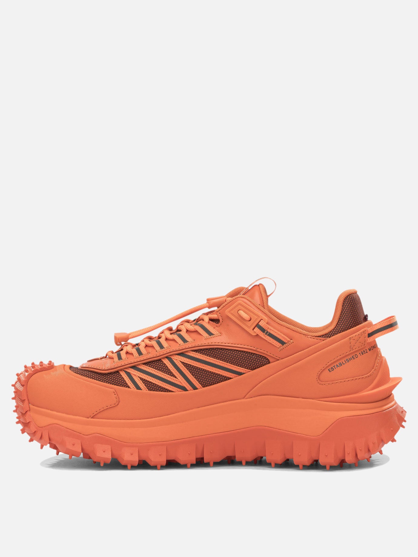 Sneaker basse 60% nylon 40% leather - 100% rubber  Arancione - Moncler Uomo | PDP | VIETTI Online Store | Zoom-Modal_3
