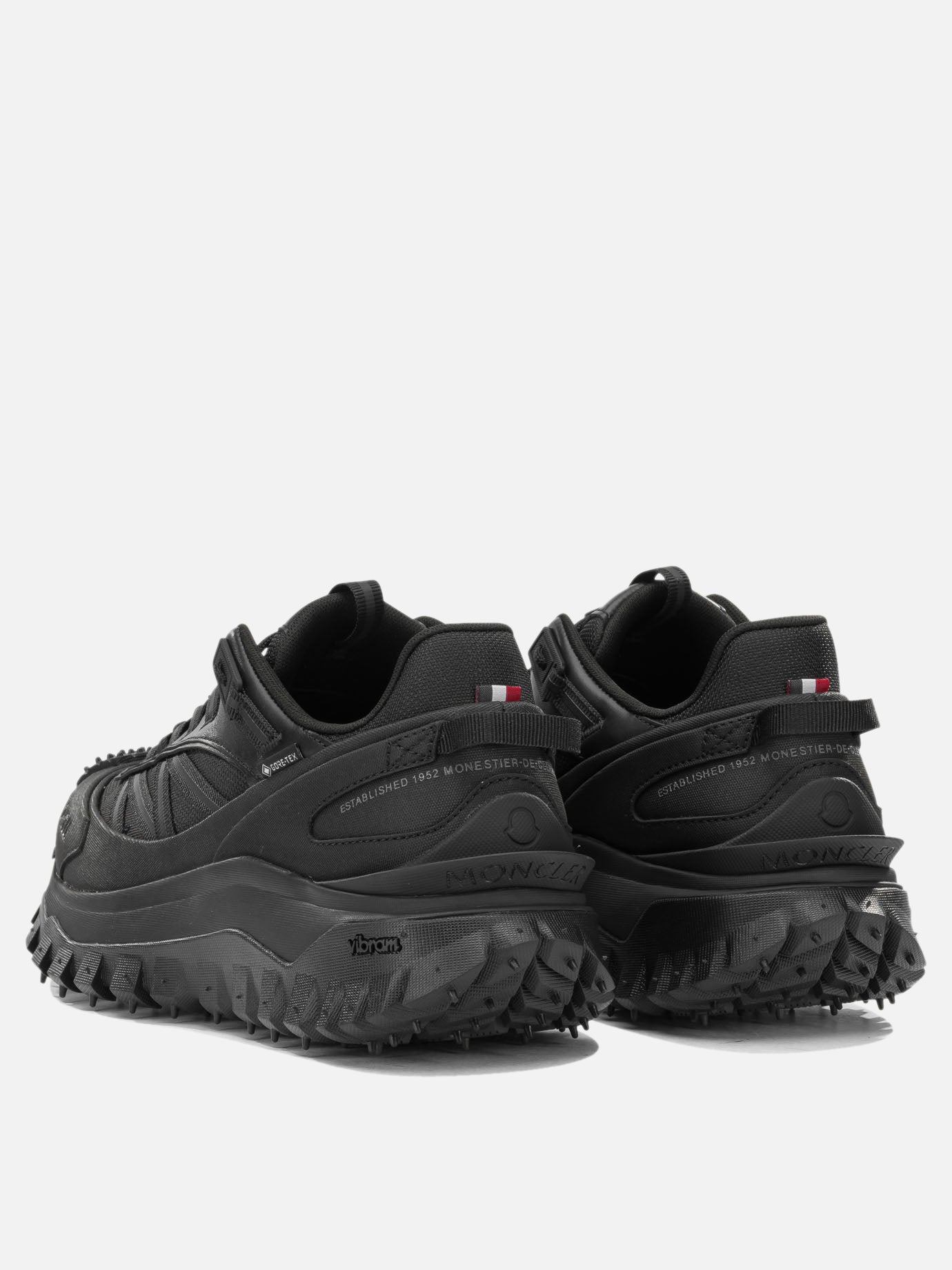 Low top sneakers 60% nylon 40% leather - 100% rubber  Black - Moncler Men | PDP | VIETTI Online Store | Zoom-Modal_4
