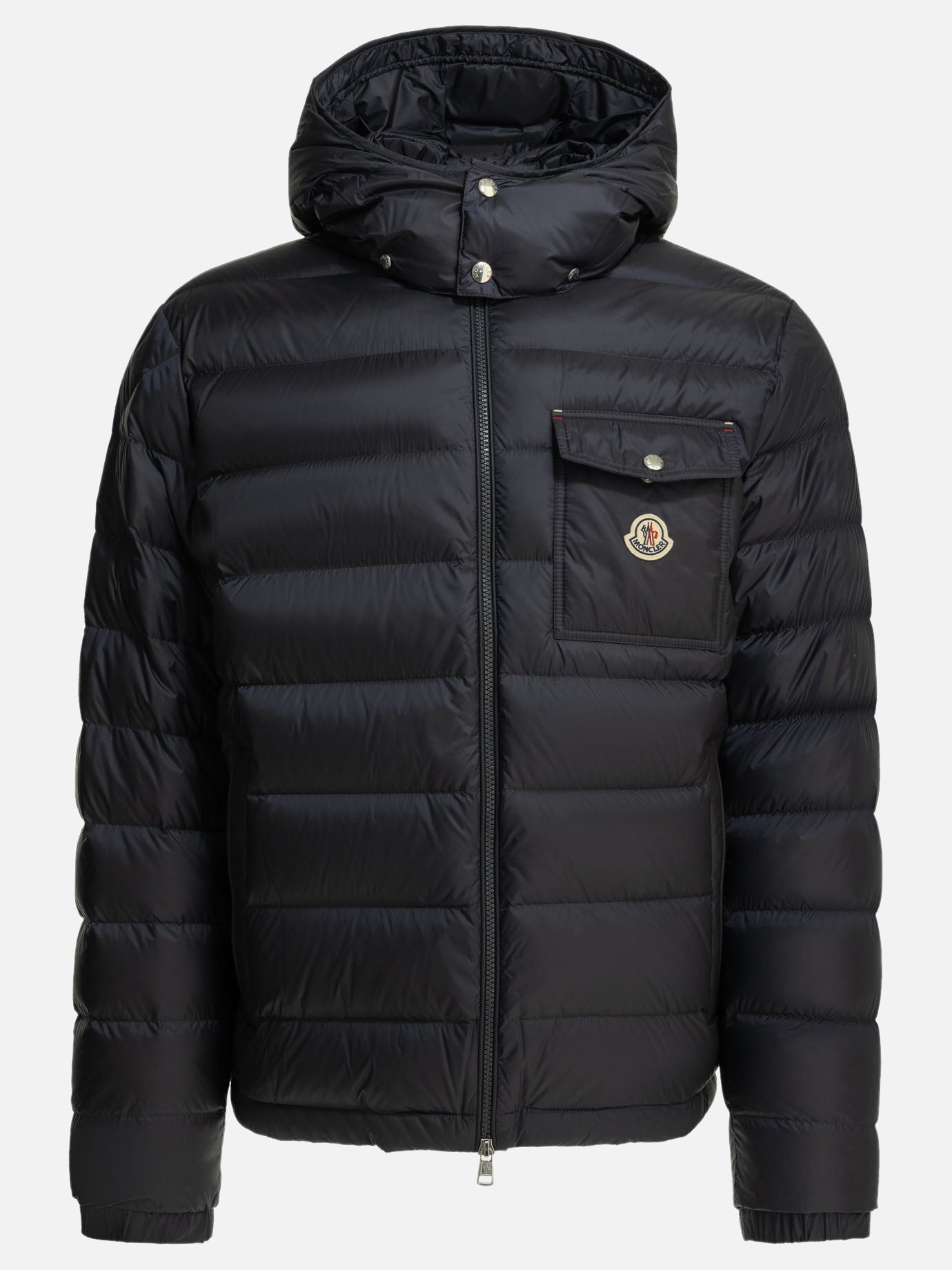 Piumini corti Logo  Blu - Moncler Uomo | PDP | VIETTI Online Store | Zoom-Modal

