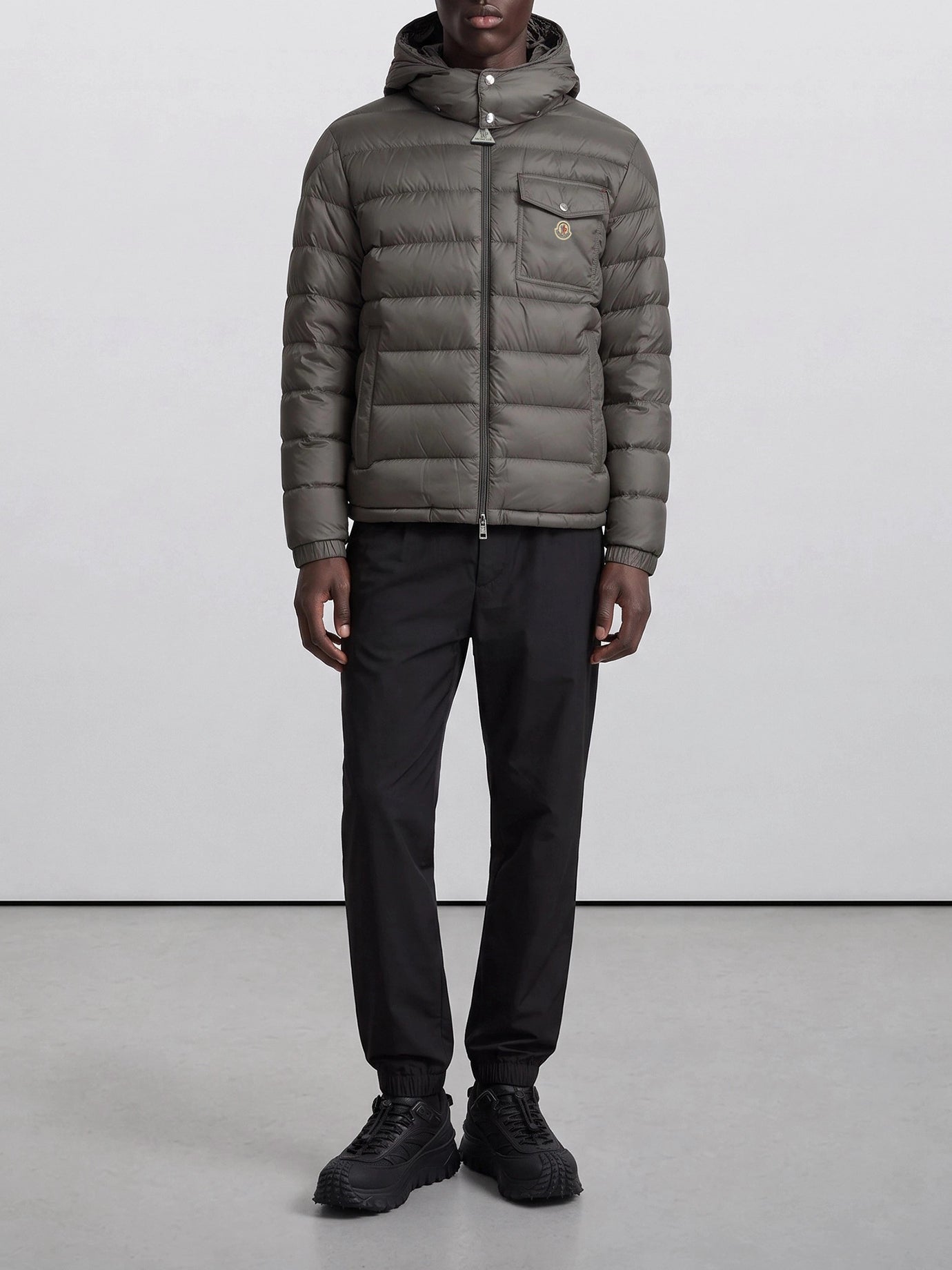 Down jackets Logo  Grey - Moncler Men | PDP | VIETTI Online Store | thumbnail_2