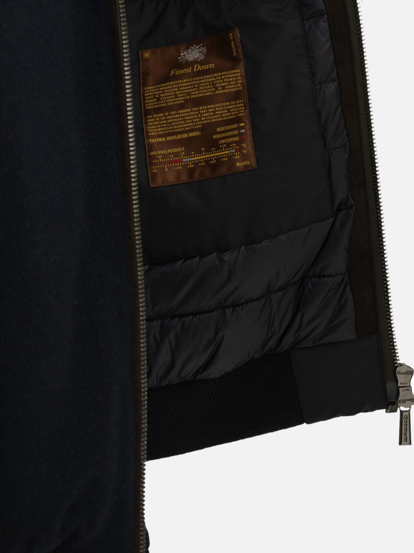 Moorer "Bellati-LS9" Bomber Jacket Blue - VIETTI