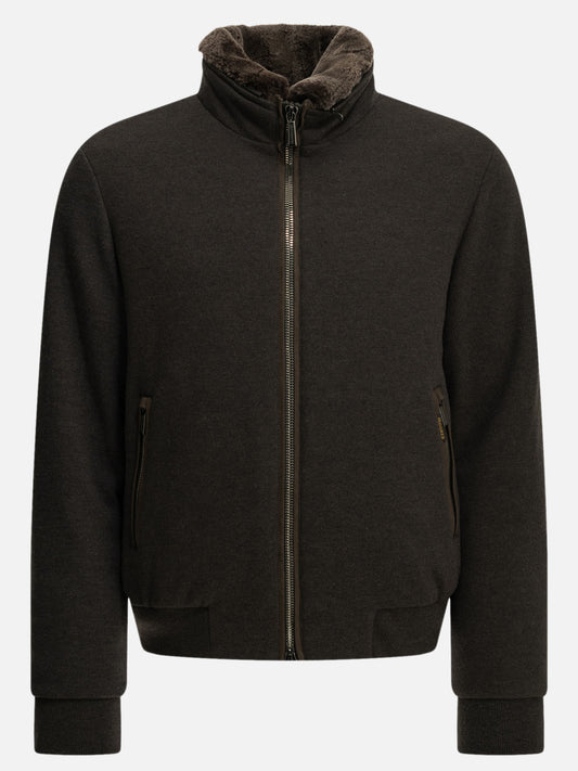Moorer "Bellati-LS9" Bomber Jacket Brown

