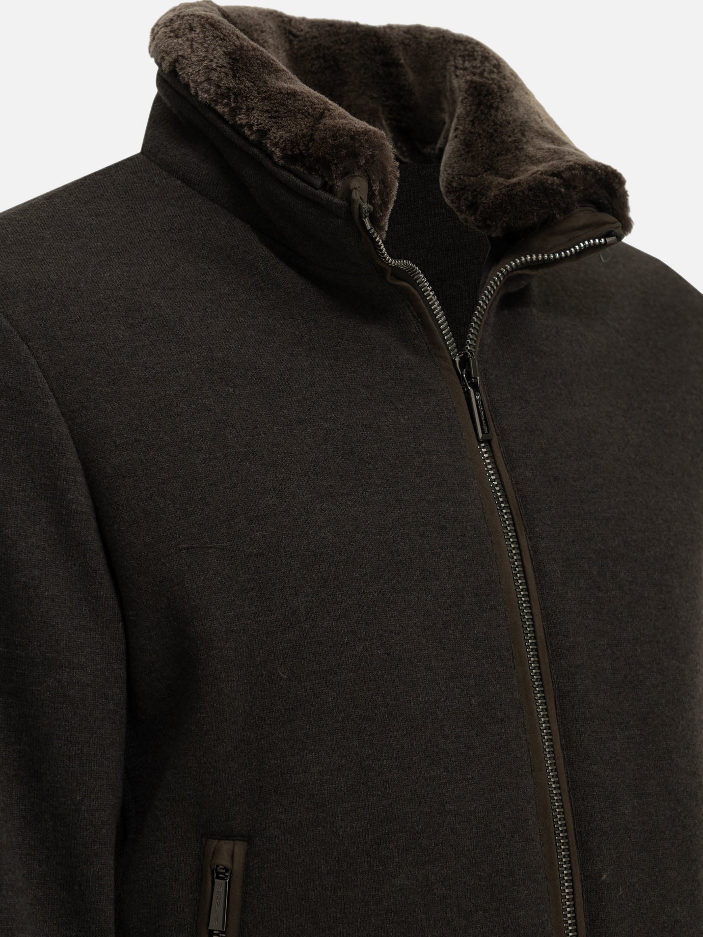 Moorer "Bellati-LS9" Bomber Jacket Brown - VIETTI