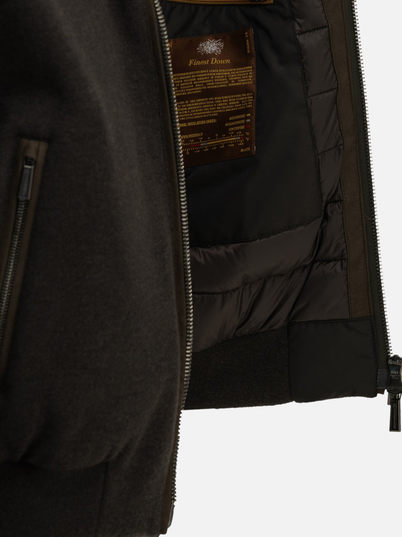 Moorer "Bellati-LS9" Bomber Jacket Brown - VIETTI