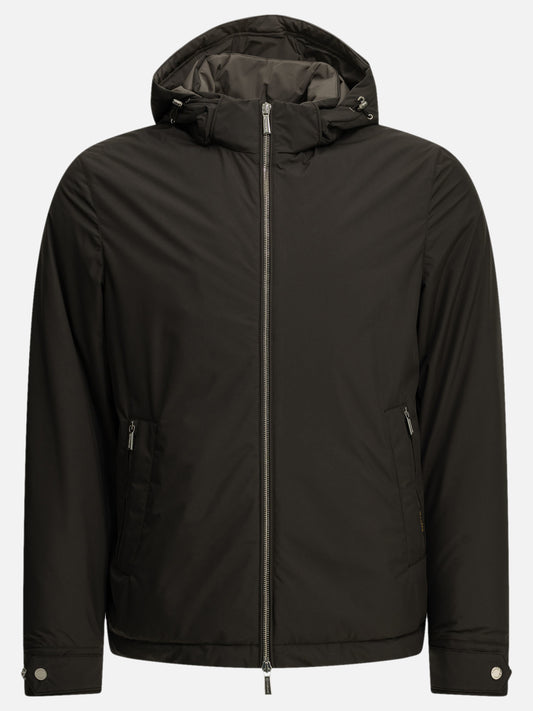 Moorer "Albini-STP" Short Down Jacket Brown

