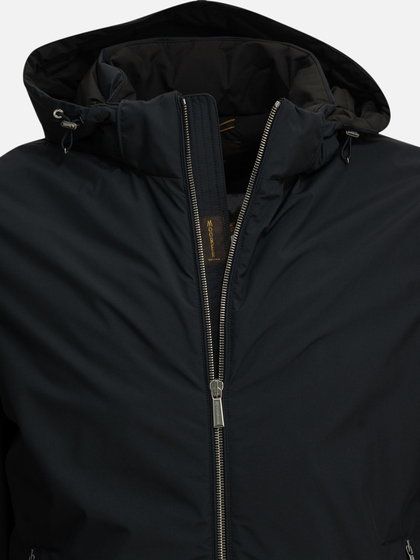 Moorer "Albini-STP" Short Down Jacket Blue

