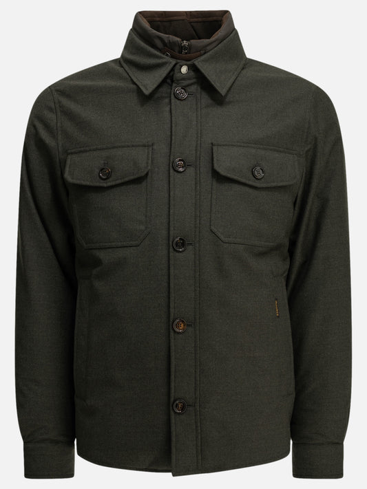 Moorer "Dasson-LL" Overshirt Jacket Green

