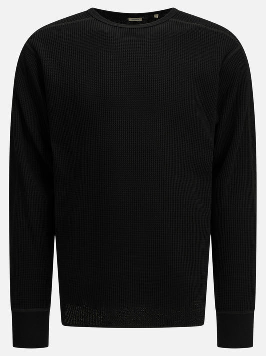 Nanamica "Thermal" Crew-Neck Sweatshirt Black

