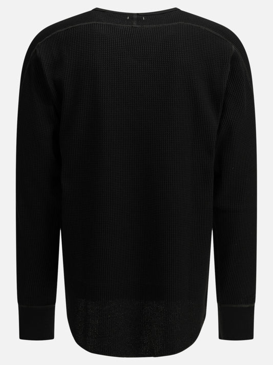Nanamica "Thermal" Crew-Neck Sweatshirt Black

