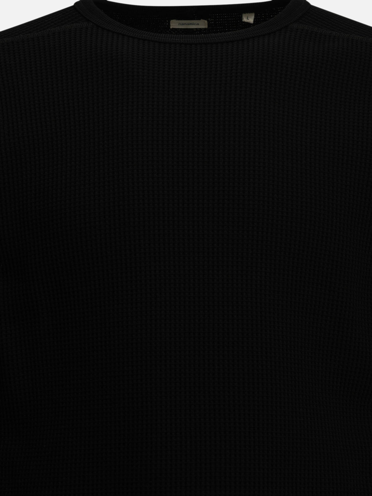 Nanamica "Thermal" Crew-Neck Sweatshirt Black
