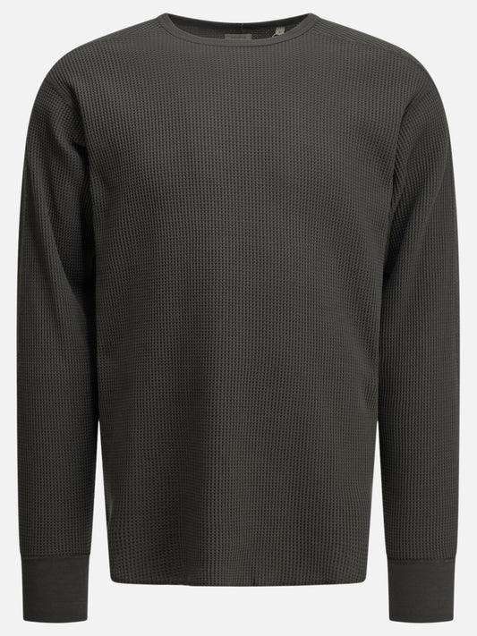 Nanamica "Thermal" Crew-Neck Sweatshirt Grey

