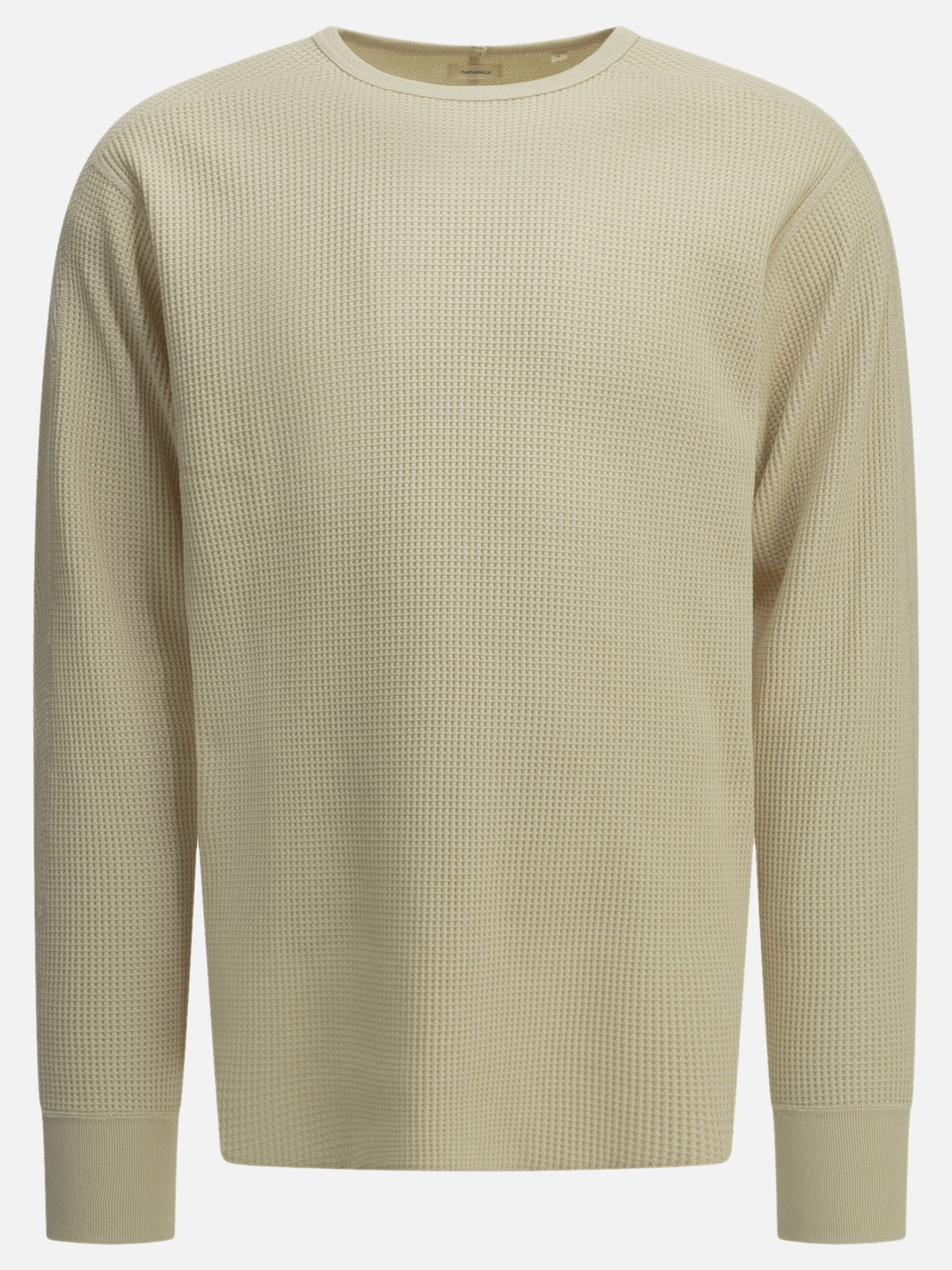 Nanamica "Thermal" Crew-Neck Sweatshirt Beige - VIETTI