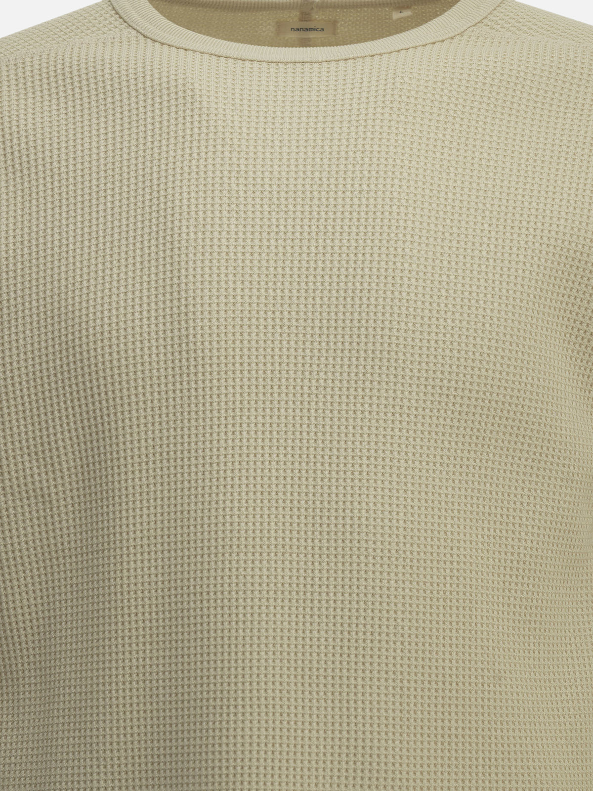 Nanamica "Thermal" Crew-Neck Sweatshirt Beige - VIETTI