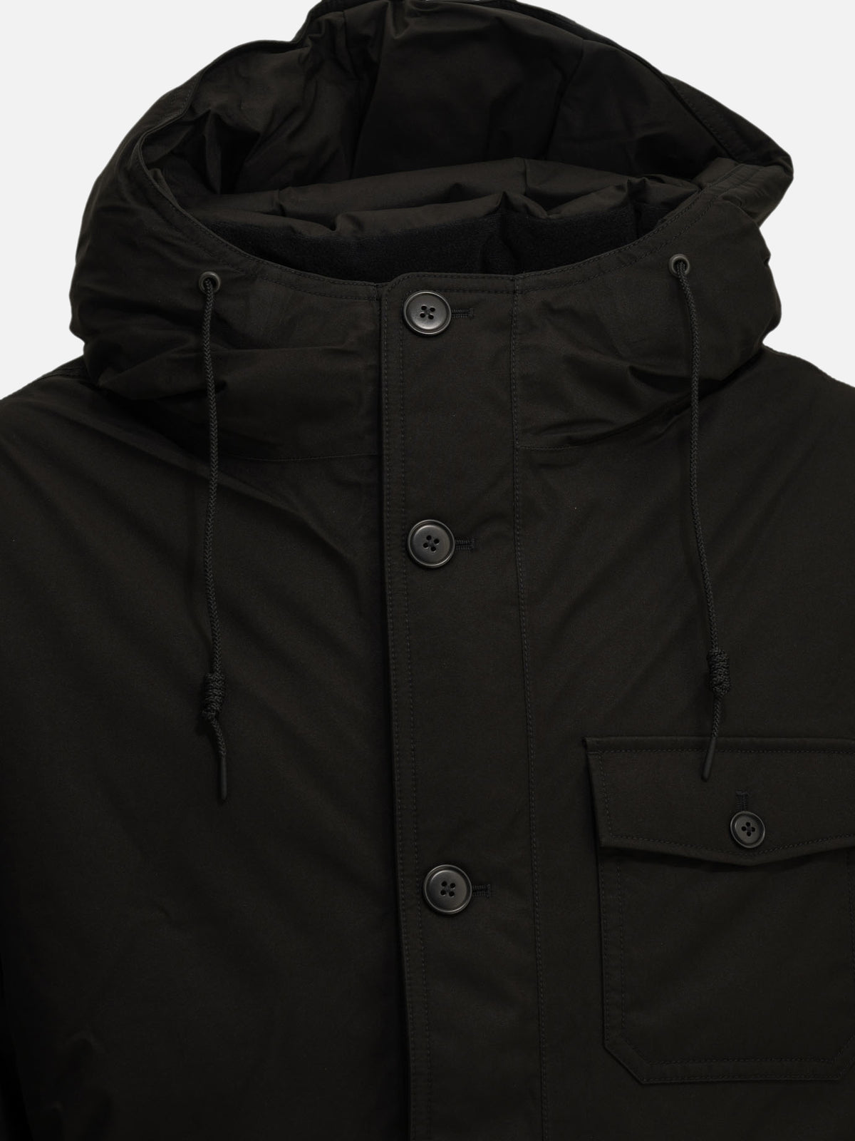 Nanamica "2L Gore-Tex" Short Down Jacket Black - VIETTI