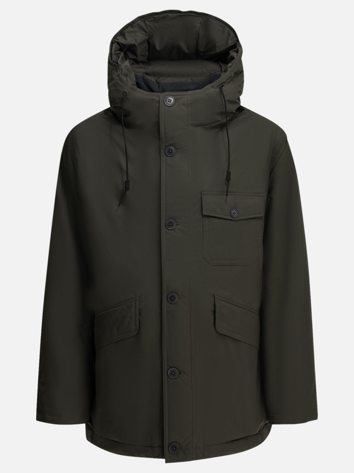 Nanamica "2L Gore-Tex" Short Down Jacket Grey