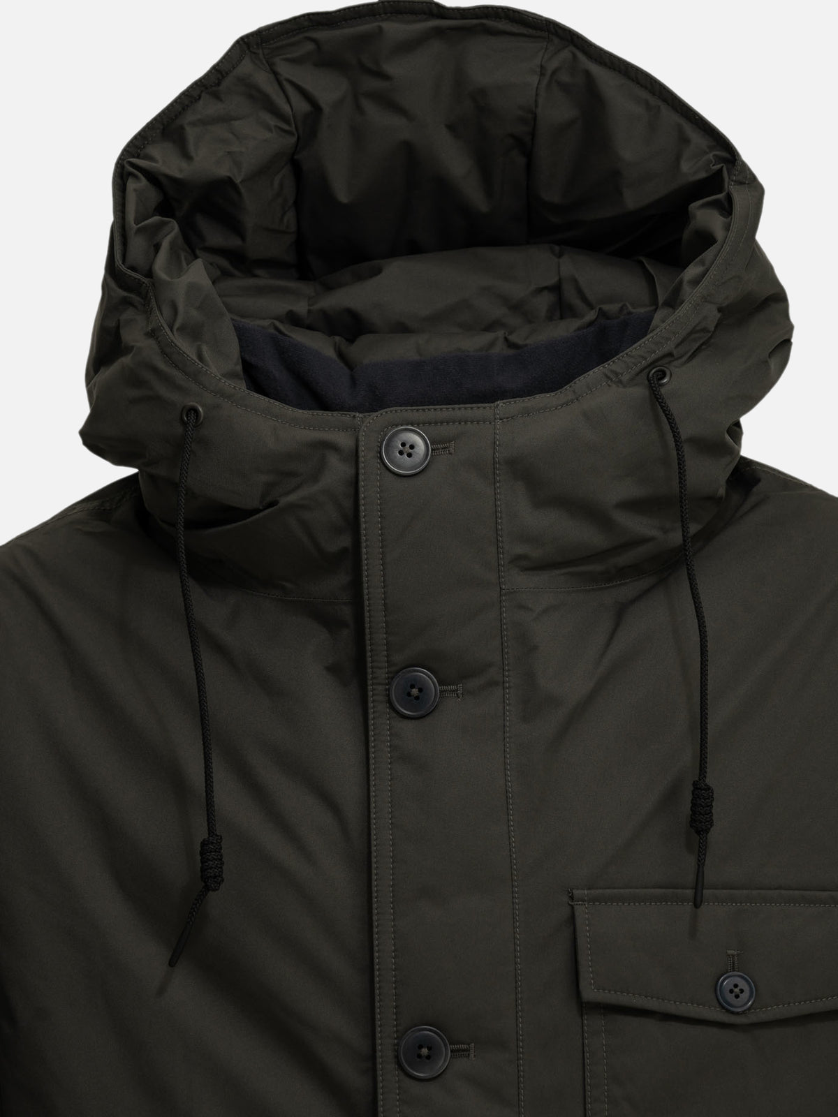Nanamica "2L Gore-Tex" Short Down Jacket Grey - VIETTI