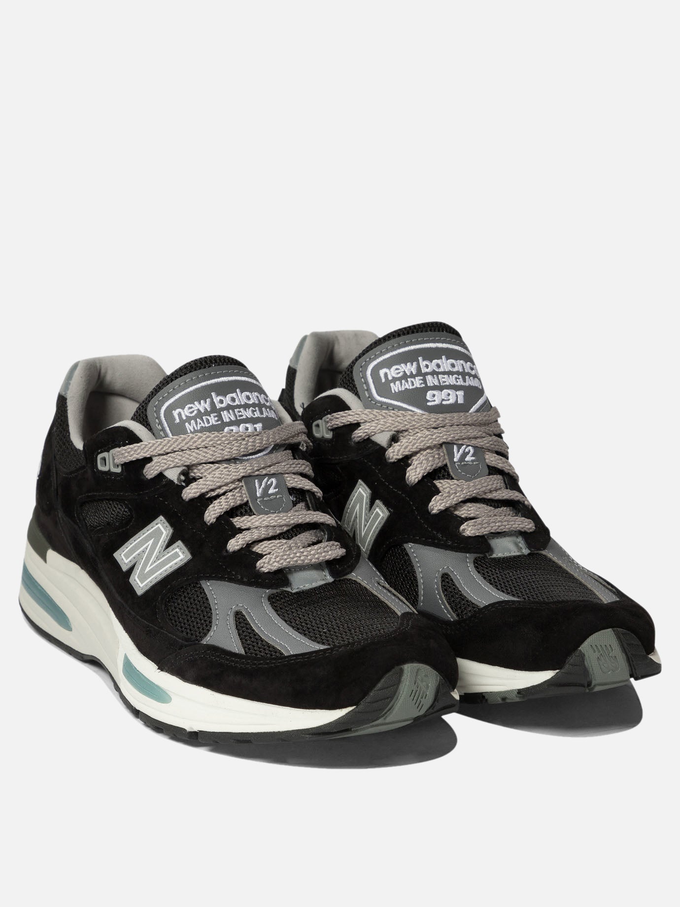 Low top sneakers 34% pig leather 33% mesh 33% synthetic - 100% rubber  Black - New Balance Men | PDP | VIETTI Online Store | Zoom-Modal_2

