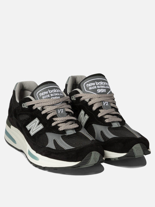 Sneaker basse 34% pig leather 33% mesh 33% synthetic - 100% rubber  Nero - New Balance Uomo | PDP | VIETTI Online Store | 2
