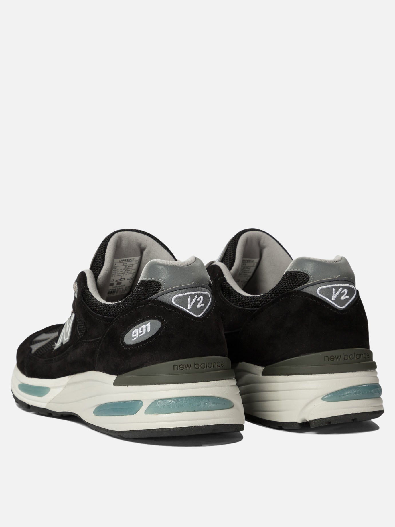 Low top sneakers 34% pig leather 33% mesh 33% synthetic - 100% rubber  Black - New Balance Men | PDP | VIETTI Online Store | thumbnail_4