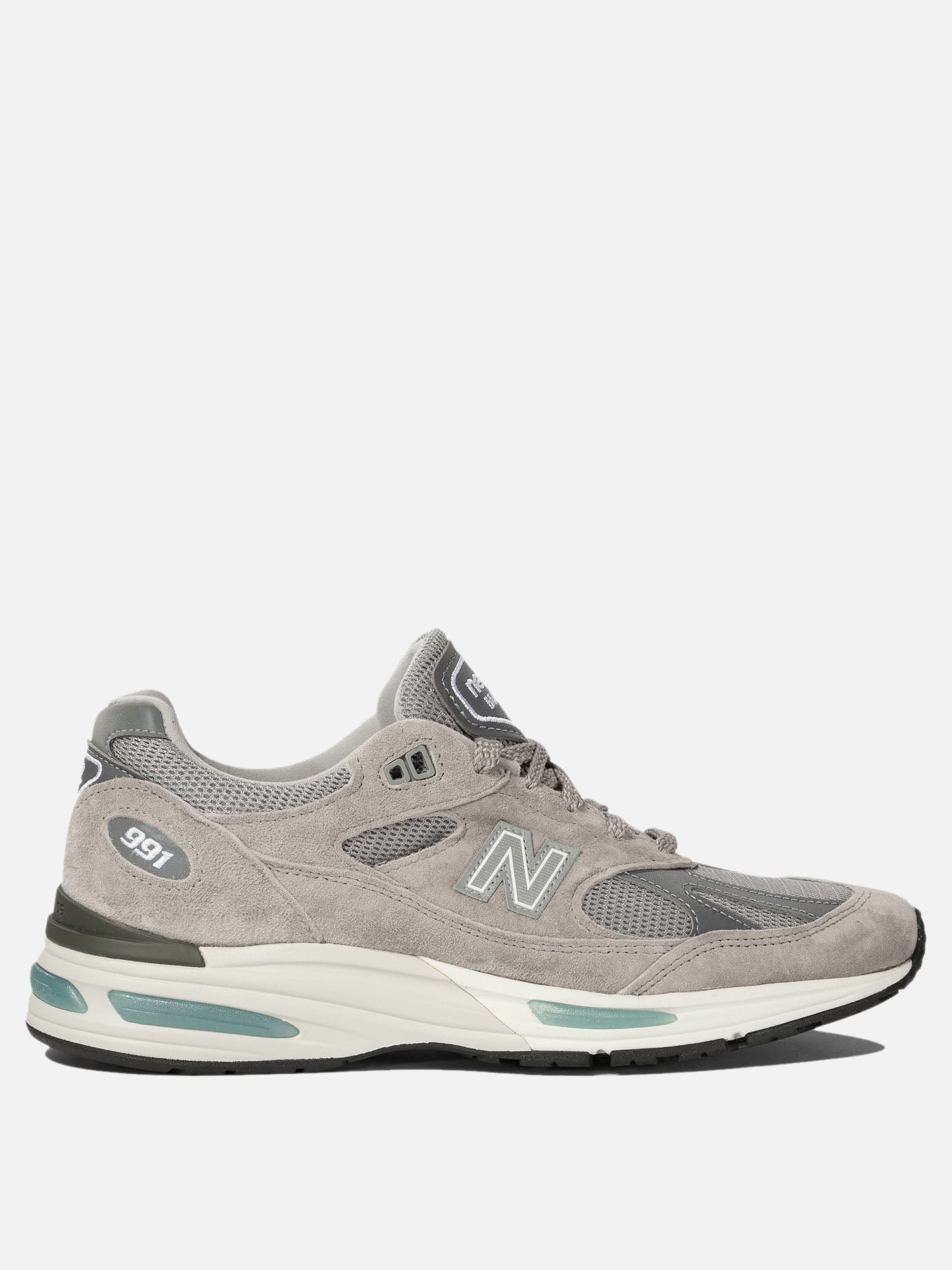 Sneaker basse 34% pig leather 33% mesh 33% synthetic - 100% rubber  Grigio - New Balance Uomo | PDP | VIETTI Online Store | thumbnail