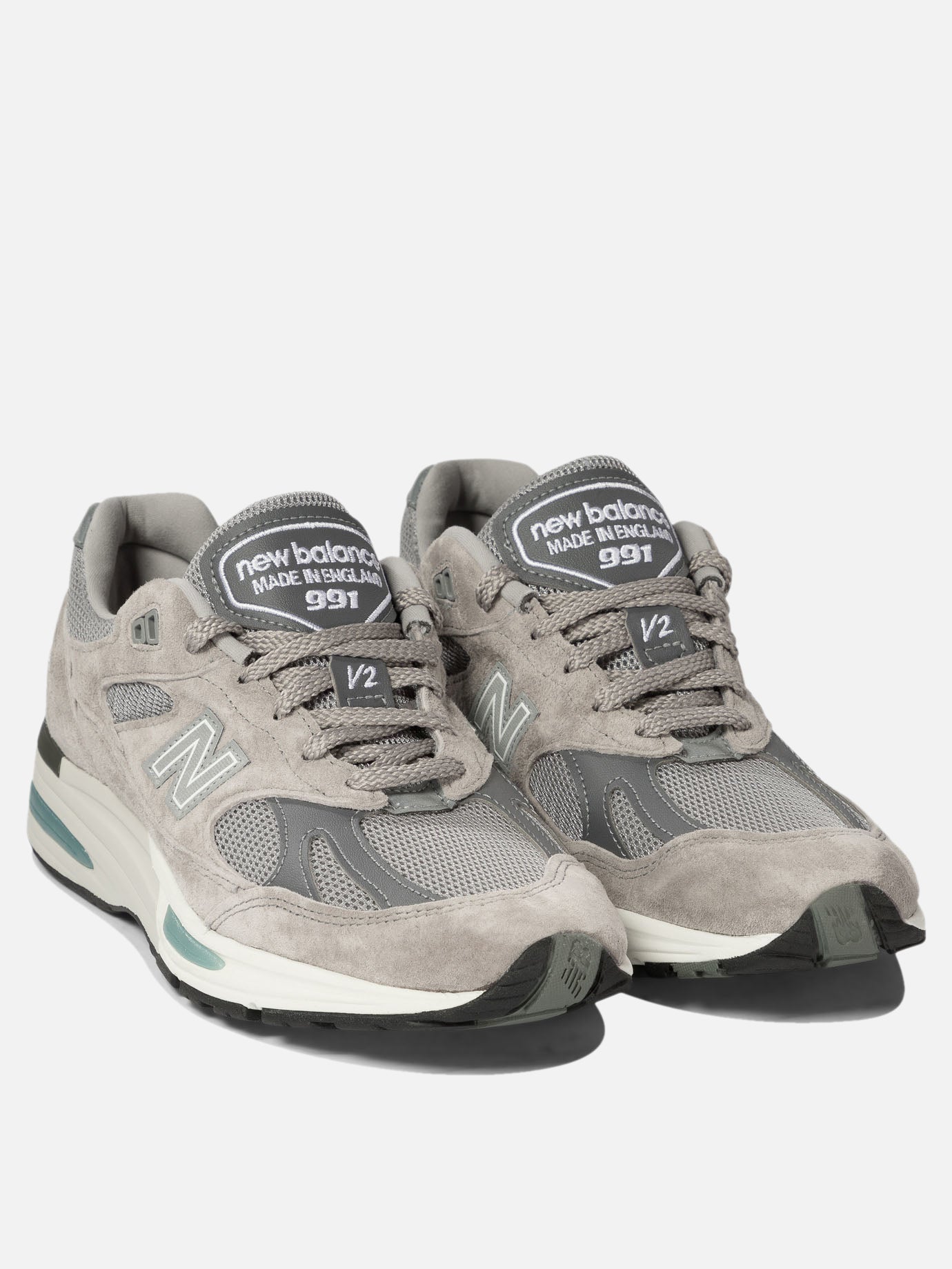 Sneaker basse 34% pig leather 33% mesh 33% synthetic - 100% rubber  Grigio - New Balance Uomo | PDP | VIETTI Online Store | thumbnail_2