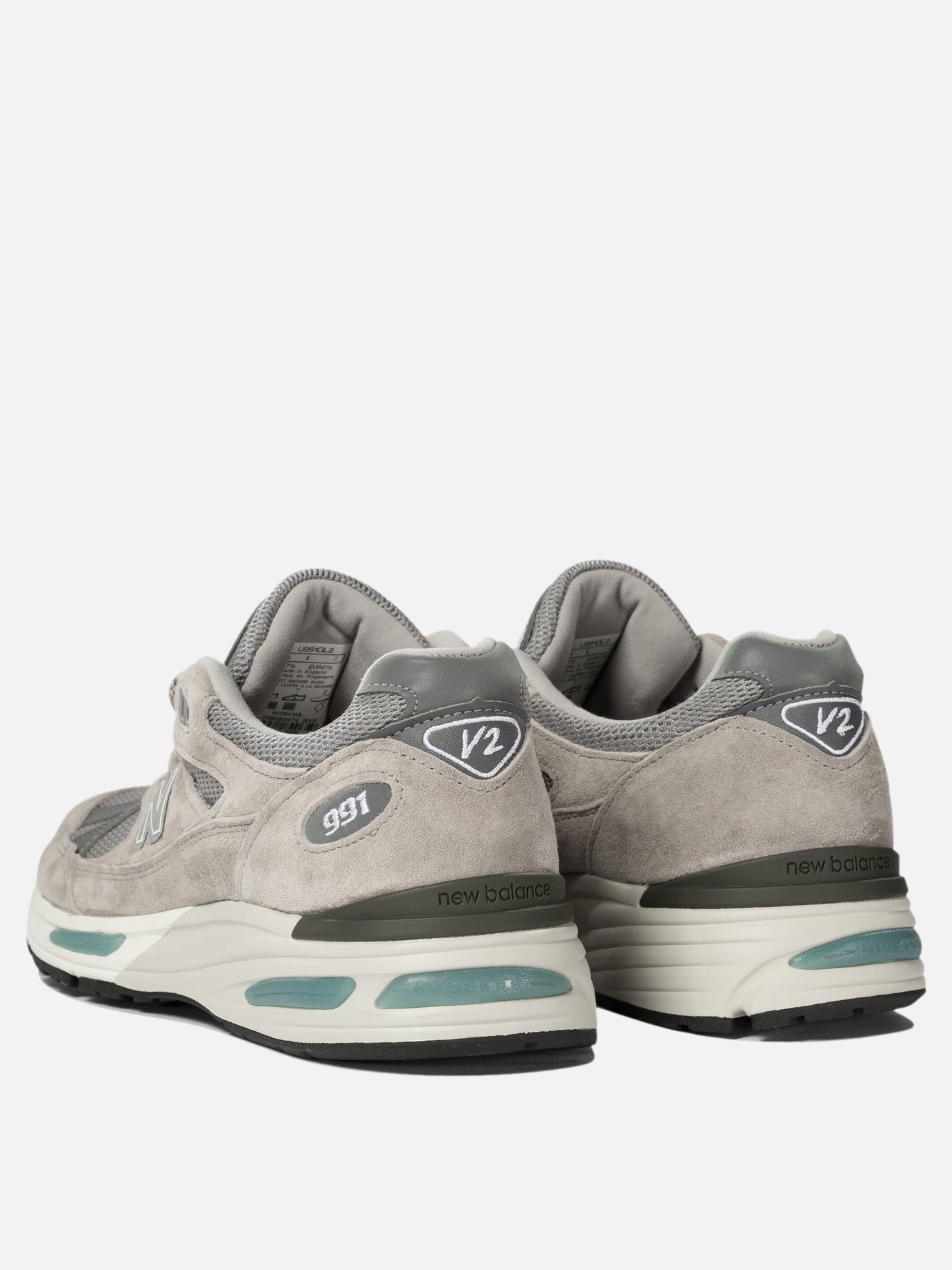 Sneaker basse 34% pig leather 33% mesh 33% synthetic - 100% rubber  Grigio - New Balance Uomo | PDP | VIETTI Online Store | Zoom-Modal_4
