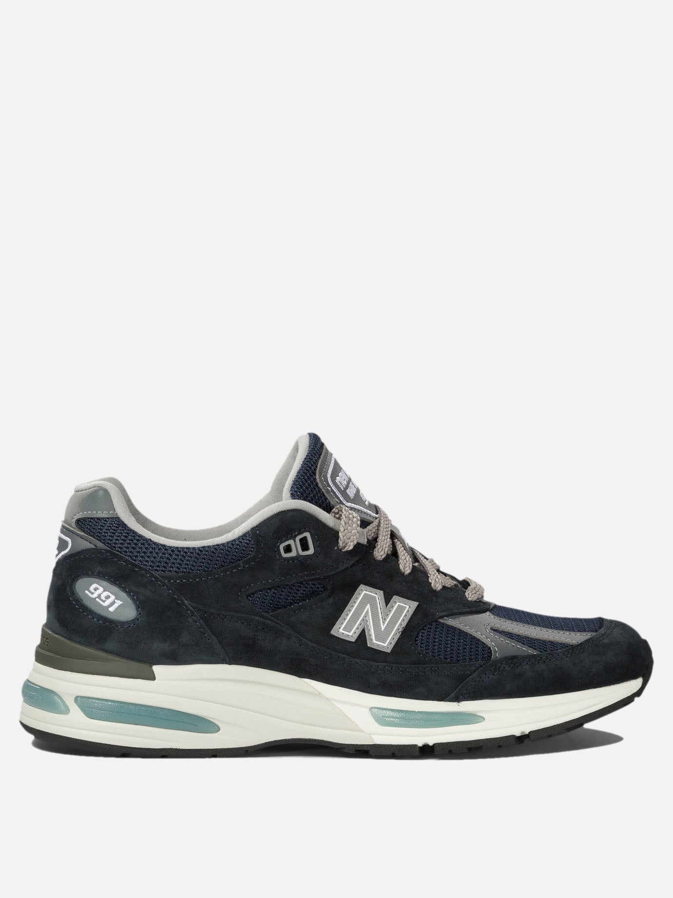 Low top sneakers 34% pig leather 33%synthetic 33% mesh - 100% rubber  Blue - New Balance Men | PDP | VIETTI Online Store | Zoom-Modal
