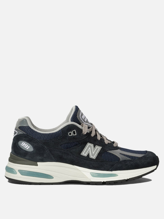 Sneaker basse 34% pig leather 33%synthetic 33% mesh - 100% rubber  Blu - New Balance Uomo | PDP | VIETTI Online Store 
