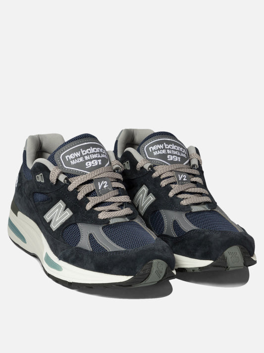 Sneaker basse 34% pig leather 33%synthetic 33% mesh - 100% rubber  Blu - New Balance Uomo | PDP | VIETTI Online Store | 2
