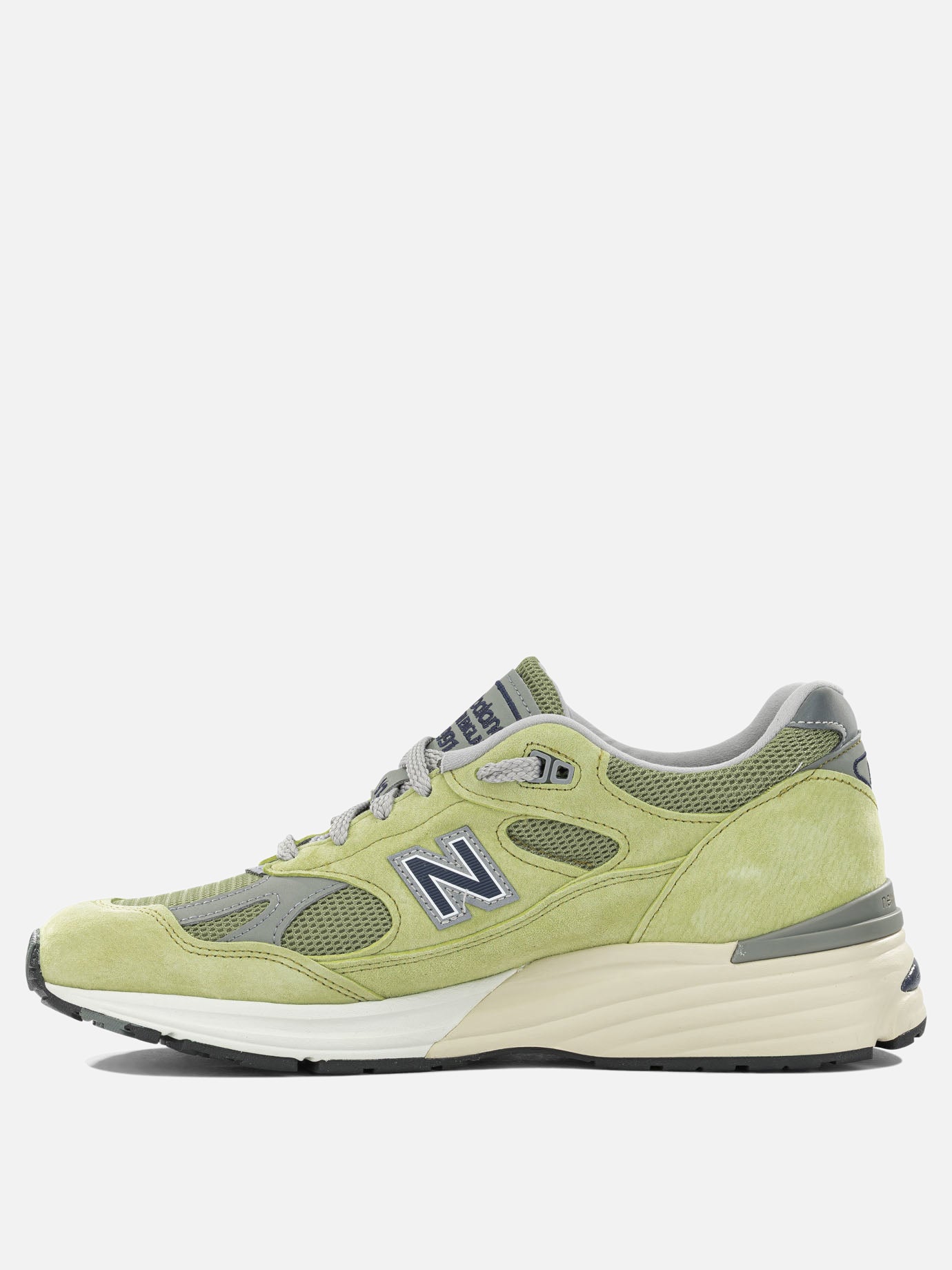 Low top sneakers 34% pig leather 33% mesh 33% synthetic - 100% rubber  Green - New Balance Men | PDP | VIETTI Online Store | thumbnail_3