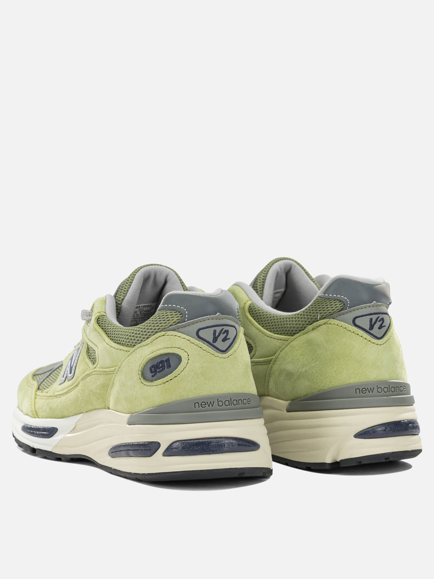 Low top sneakers 34% pig leather 33% mesh 33% synthetic - 100% rubber  Green - New Balance Men | PDP | VIETTI Online Store | Zoom-Modal_4
