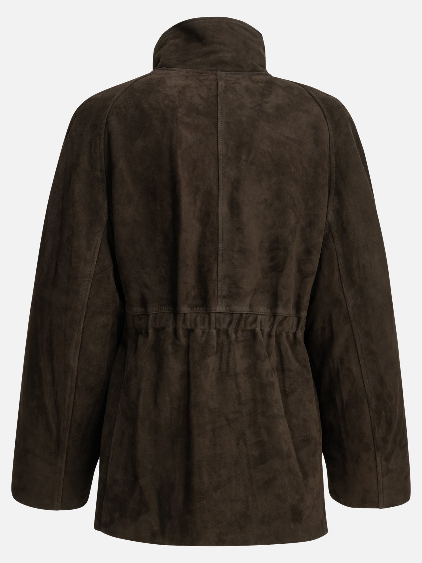 Leather jackets Solid colour  Brown - Nour Hammour Women | PDP | VIETTI Online Store | Zoom-Modal_2
