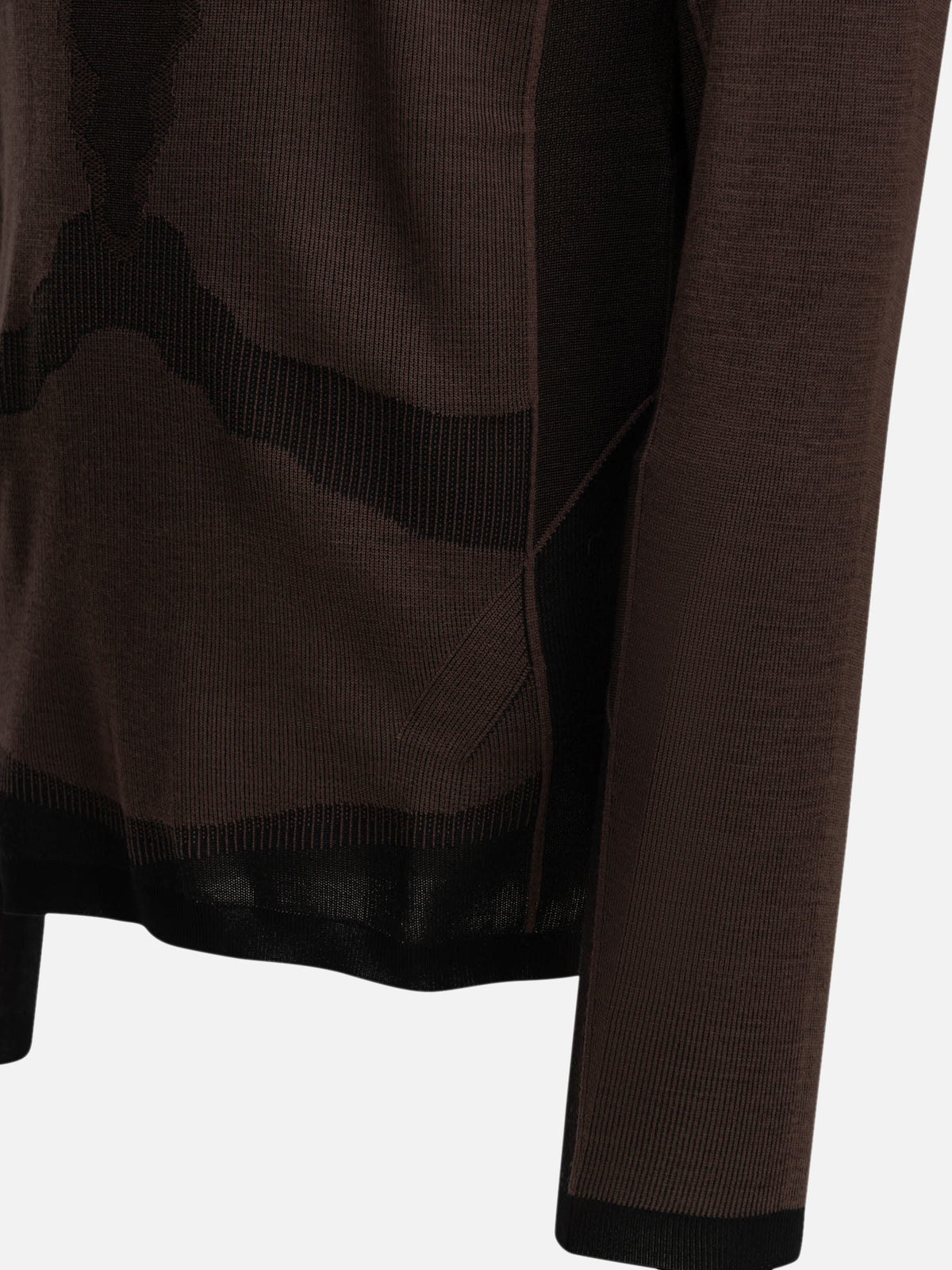 Oakley "Latitude Veil" Crew Neck Sweater Brown