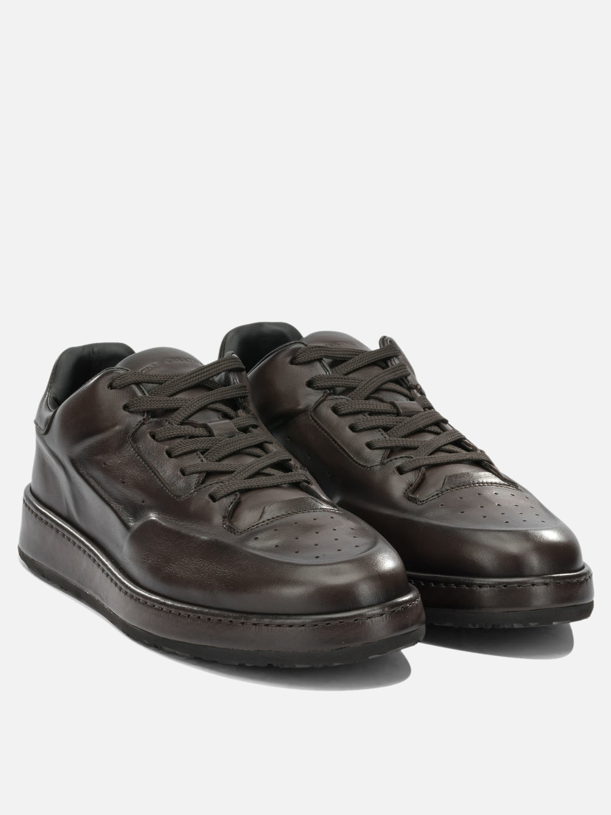 Officine Creative "Eraser 001" Low-Top Sneakers Brown - VIETTI