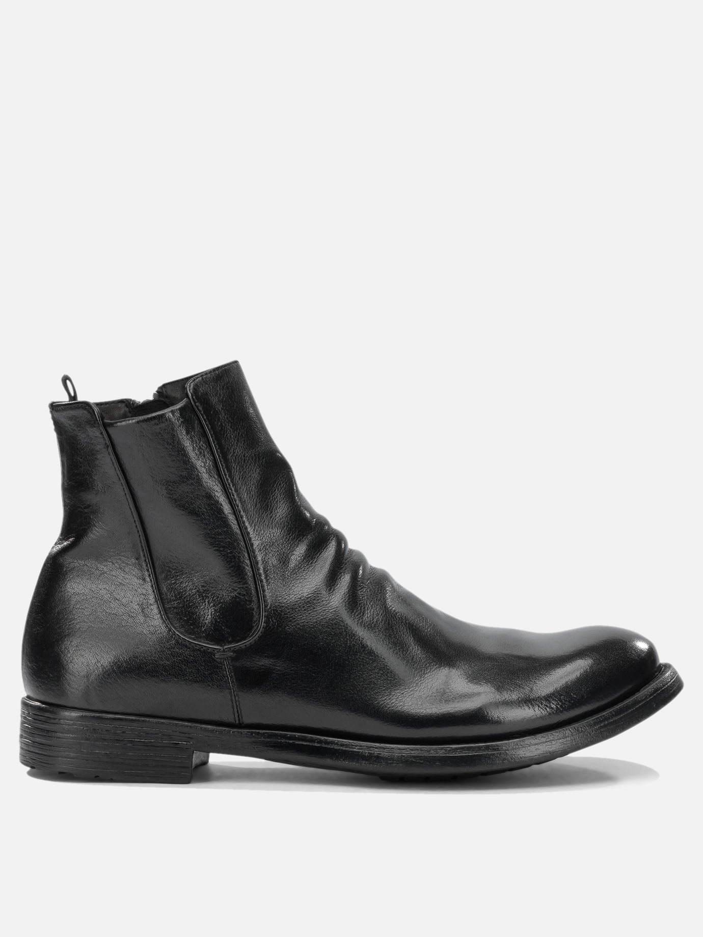 Zipped boots 100% leather - 100% leather  Black - Officine Creative Men | PDP | VIETTI Online Store | Zoom-Modal
