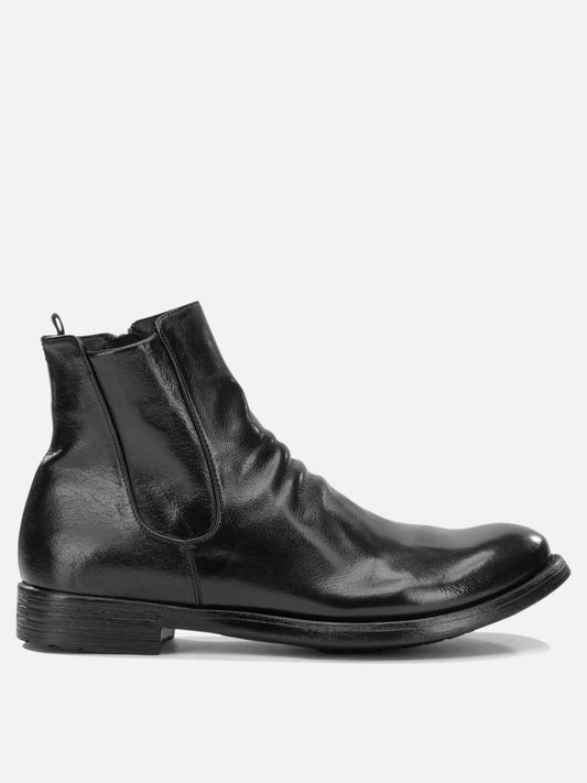 Zipped boots 100% leather - 100% leather  Black - Officine Creative Men | PDP | VIETTI Online Store 
