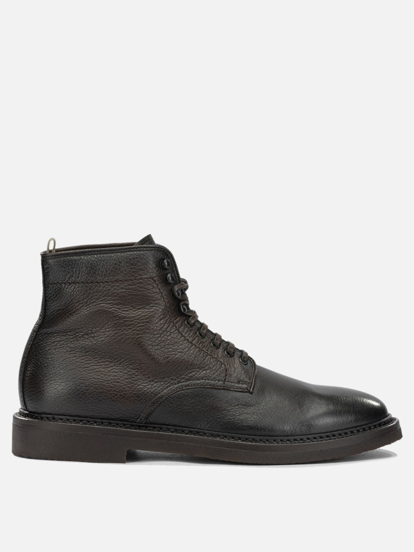 Officine Creative "Hopkins Flexi 203" Lace-Up Ankle Boots Brown - VIETTI