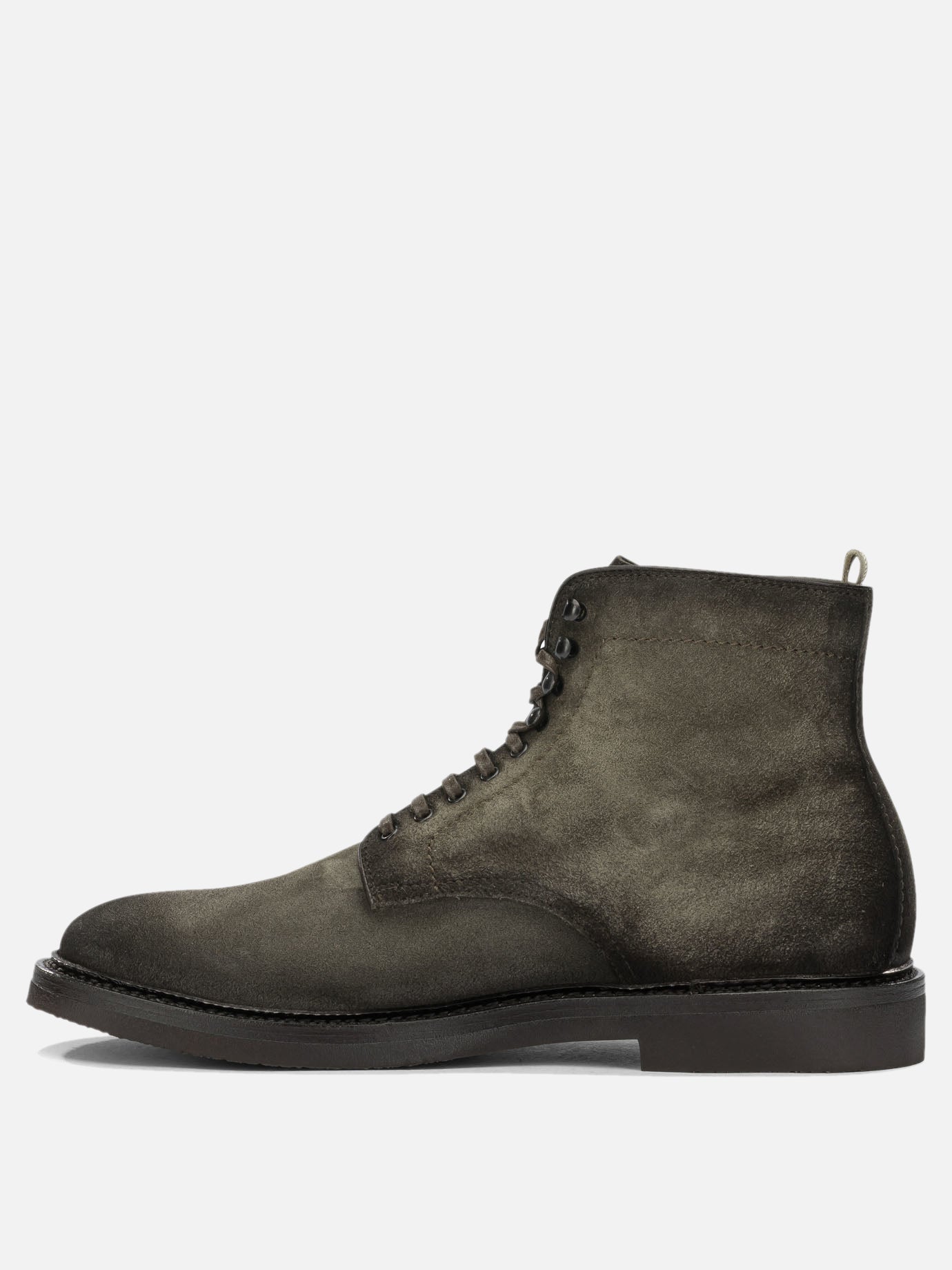 Officine Creative "Hopkins Flexi 203" Lace-Up Ankle Boots Brown - VIETTI