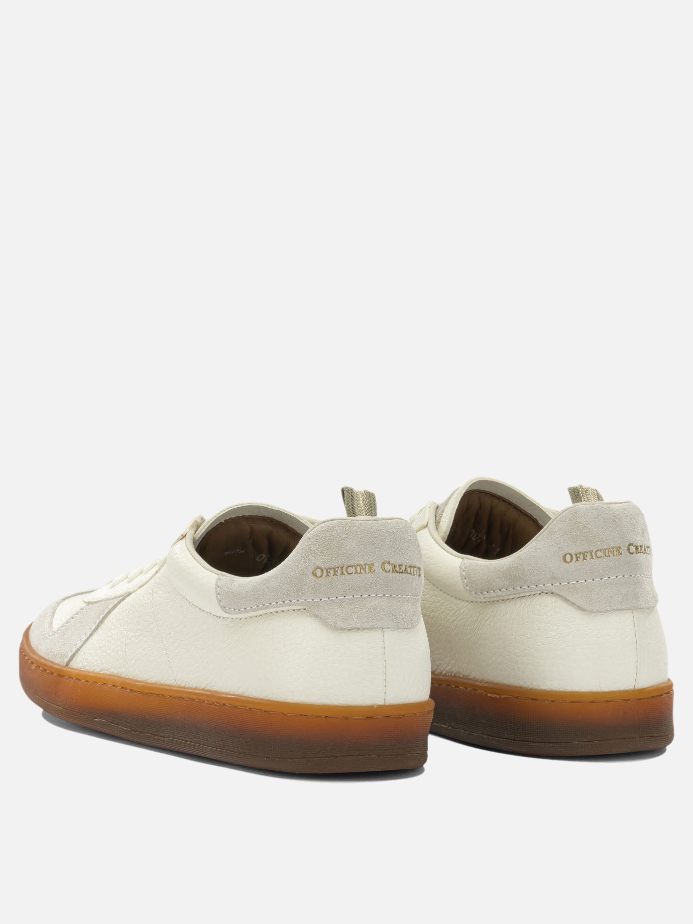 Low top sneakers 100% leather - 100% leather  White - Officine Creative Men | PDP | VIETTI Online Store | thumbnail_4