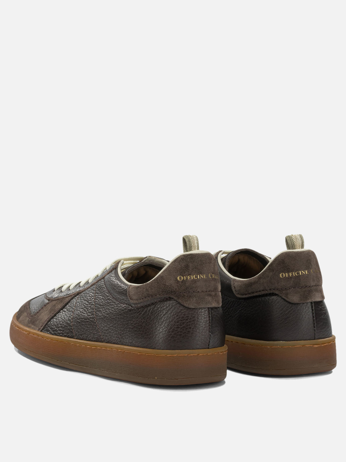 Officine Creative "Militia" Low-Top Sneakers Brown

