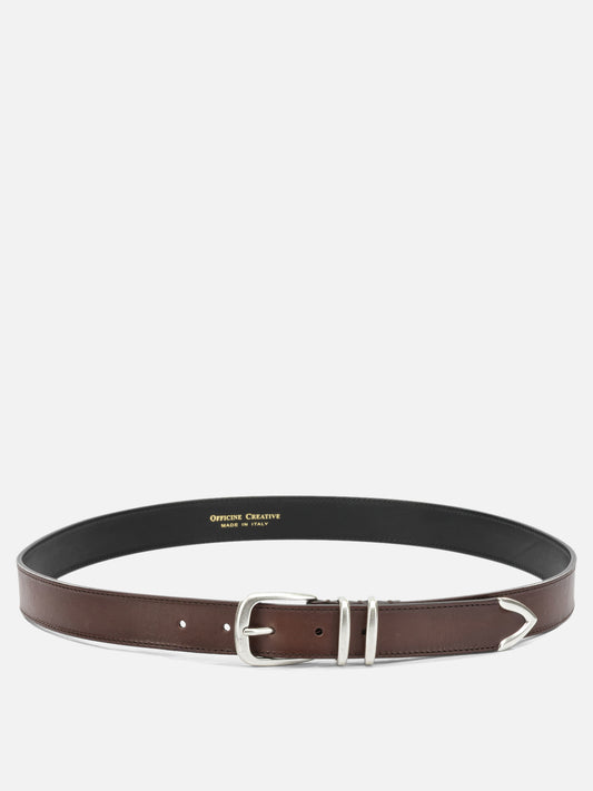 Leather belts 100% leather  Brown - Officine Creative Men | PLP | VIETTI Online Store 
