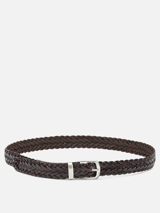 Leather belts 100% leather  Brown - Officine Creative Men | PDP | VIETTI Online Store 
