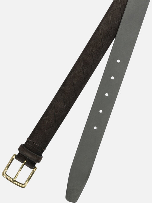 Leather belts 100% leather  Brown - Officine Creative Men | PDP | VIETTI Online Store | 2
