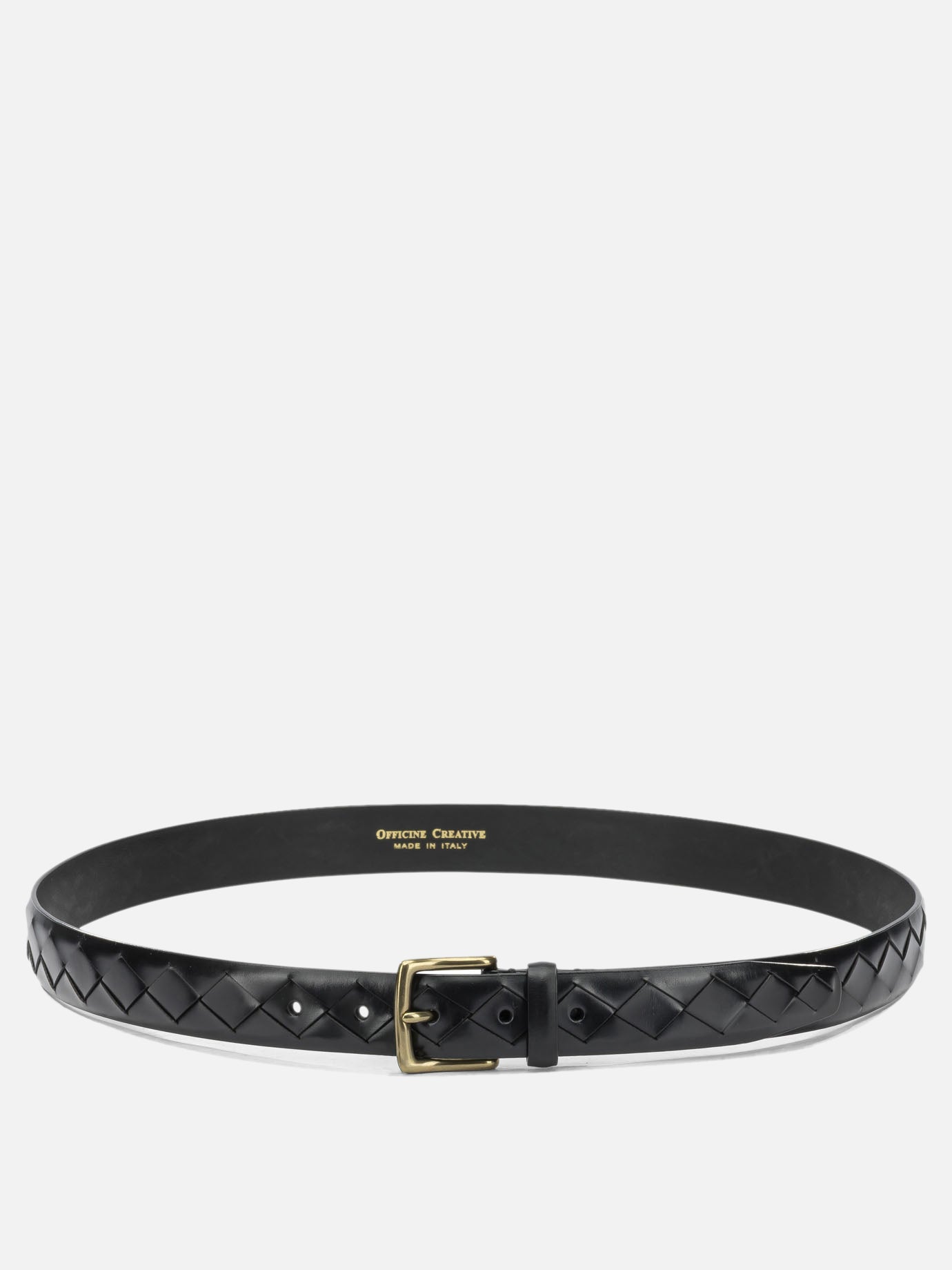 Leather belts 100% leather  Black - Officine Creative Men | PDP | VIETTI Online Store | Zoom-Modal
