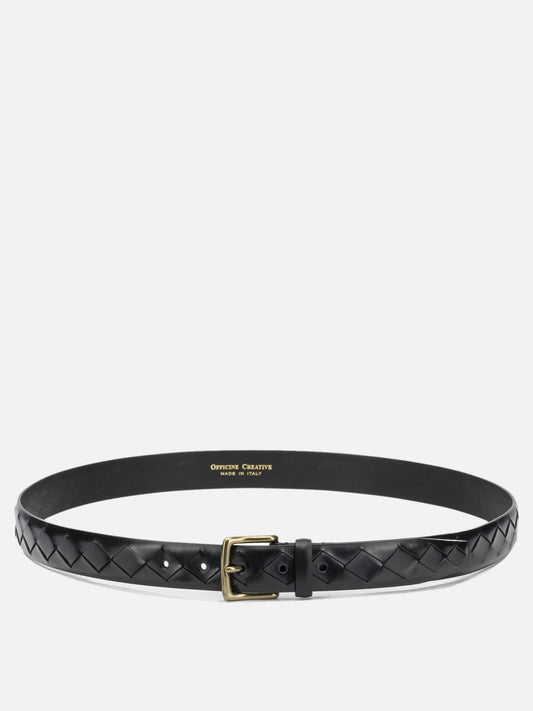Leather belts 100% leather  Black - Officine Creative Men | PDP | VIETTI Online Store 
