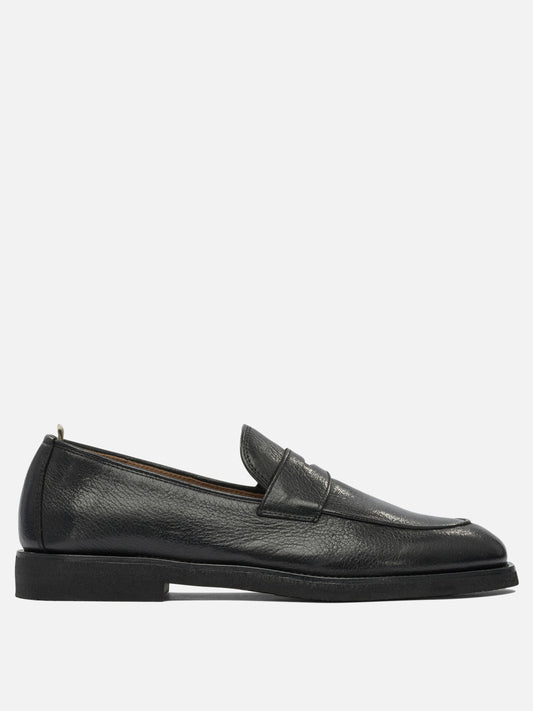 Mocassini 100% leather - 100% leather  Nero - Officine Creative Uomo | PDP | VIETTI Online Store 
