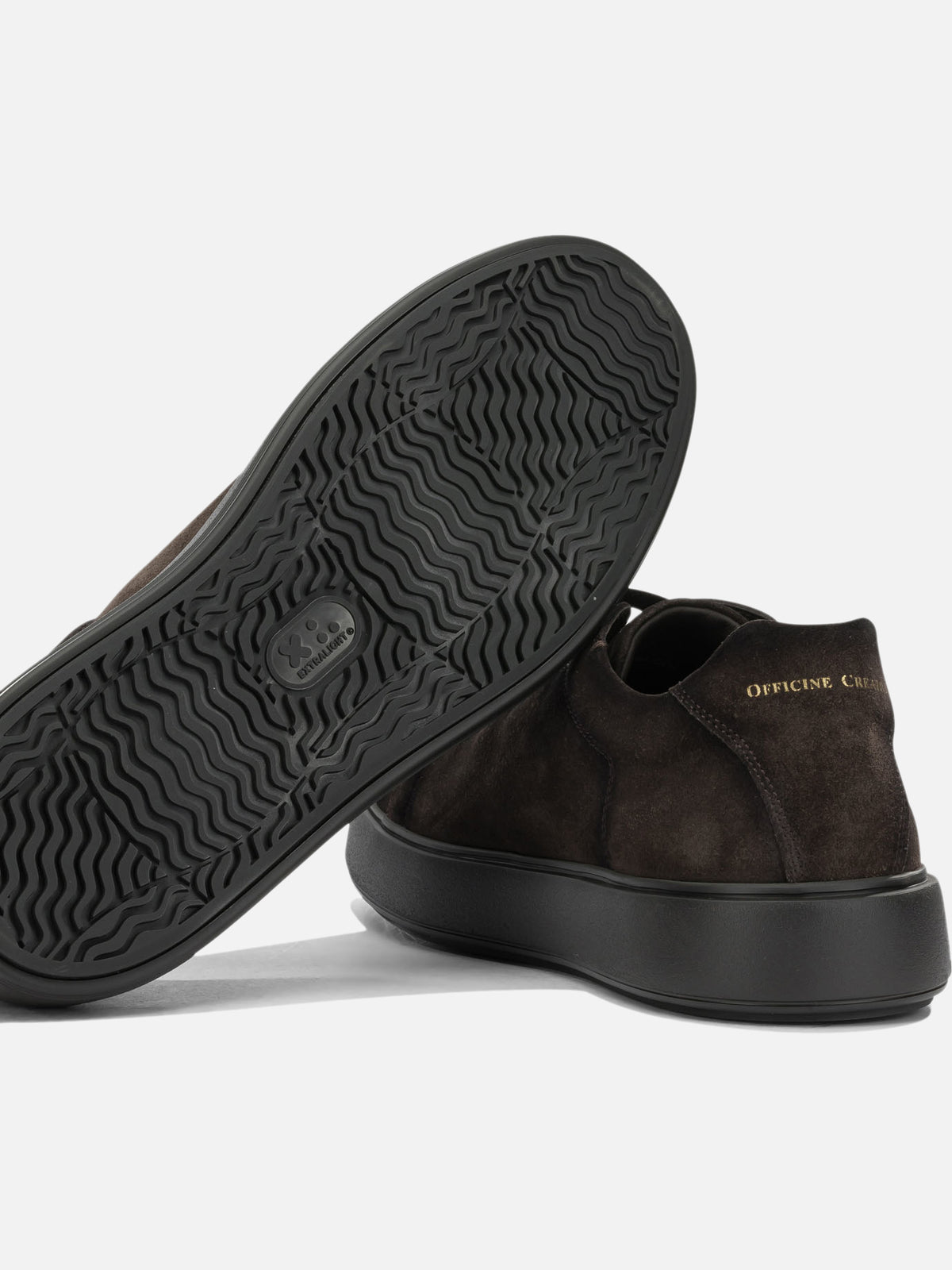 Officine Creative "Slouch 001" Low-Top Sneakers Brown


