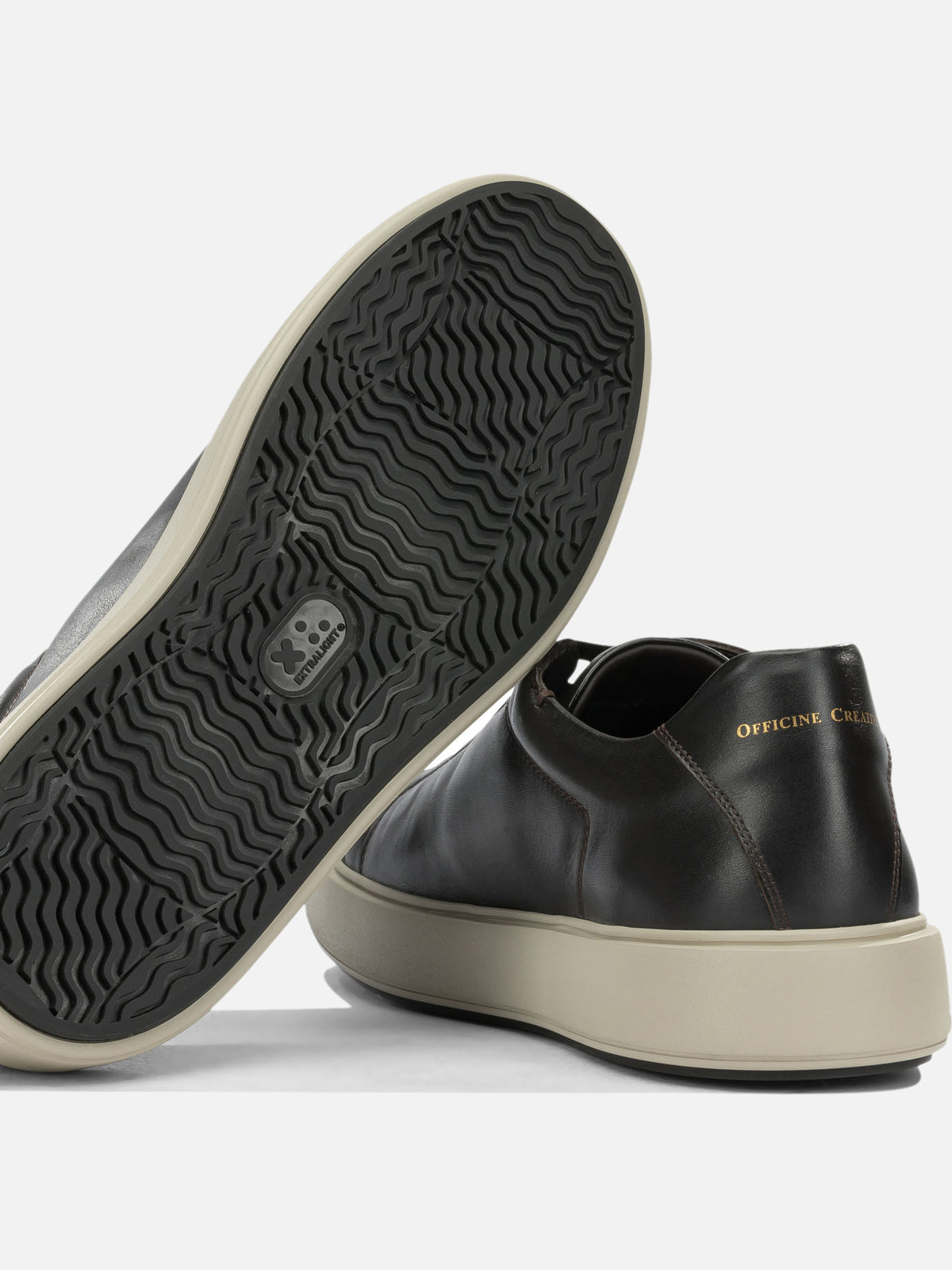 Officine Creative "Slouch 001" Low-Top Sneakers Black


