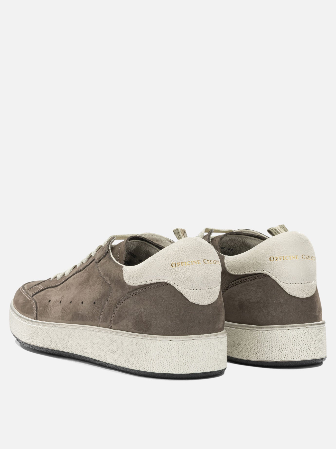 Low top sneakers 100% suede leather - 100% rubber  Brown - Officine Creative Men | PDP | VIETTI Online Store | Zoom-Modal_4

