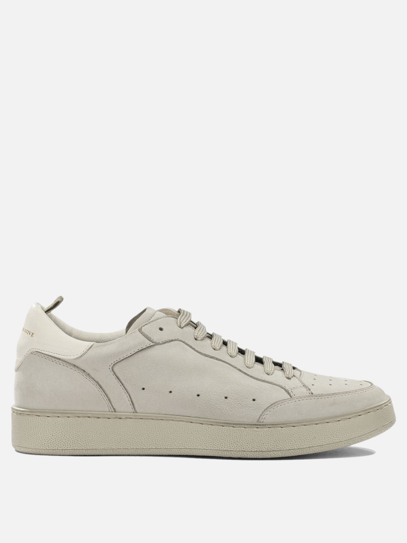 Low top sneakers 100% leather - 100% rubber  Grey - Officine Creative Men | PDP | VIETTI Online Store | thumbnail